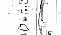 CARBURETOR for генератора HONDA E300K2 A