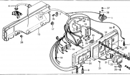 CONTROL BOX for генератора HONDA EM1800 A