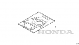 GASKET KIT for генератора HONDA EZ5000 A