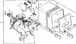 CONTROL BOX for генератора HONDA EG1400Z A