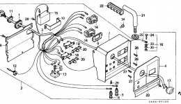 CONTROL BOX for генератора HONDA EG650 A/B