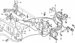 WIRE HARNESS / RECEPTACLE for генератора HONDA E4500 A