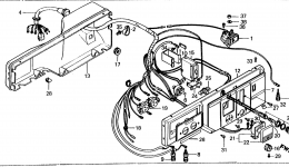 CONTROL BOX for генератора HONDA EM2200 A