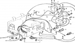 WIRE HARNESS / RECEPTACLE for генератора HONDA E3500K2 A