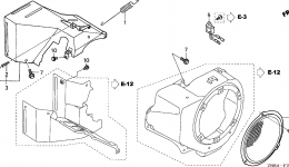 SHROUD / PROTECTOR for генератора HONDA EX4500SK1 A/B