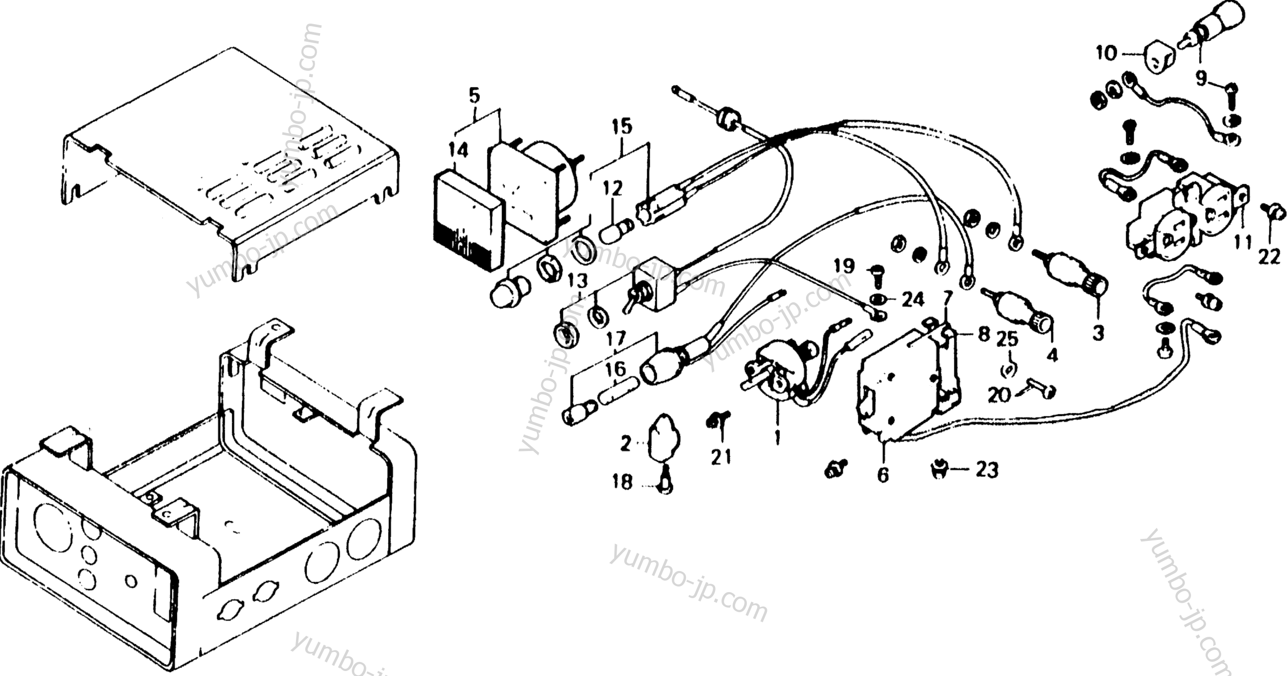 CIRCUIT BREAKER / RECEPTACLE / ENGINE SWITCH для генераторов HONDA E2500K4 A 