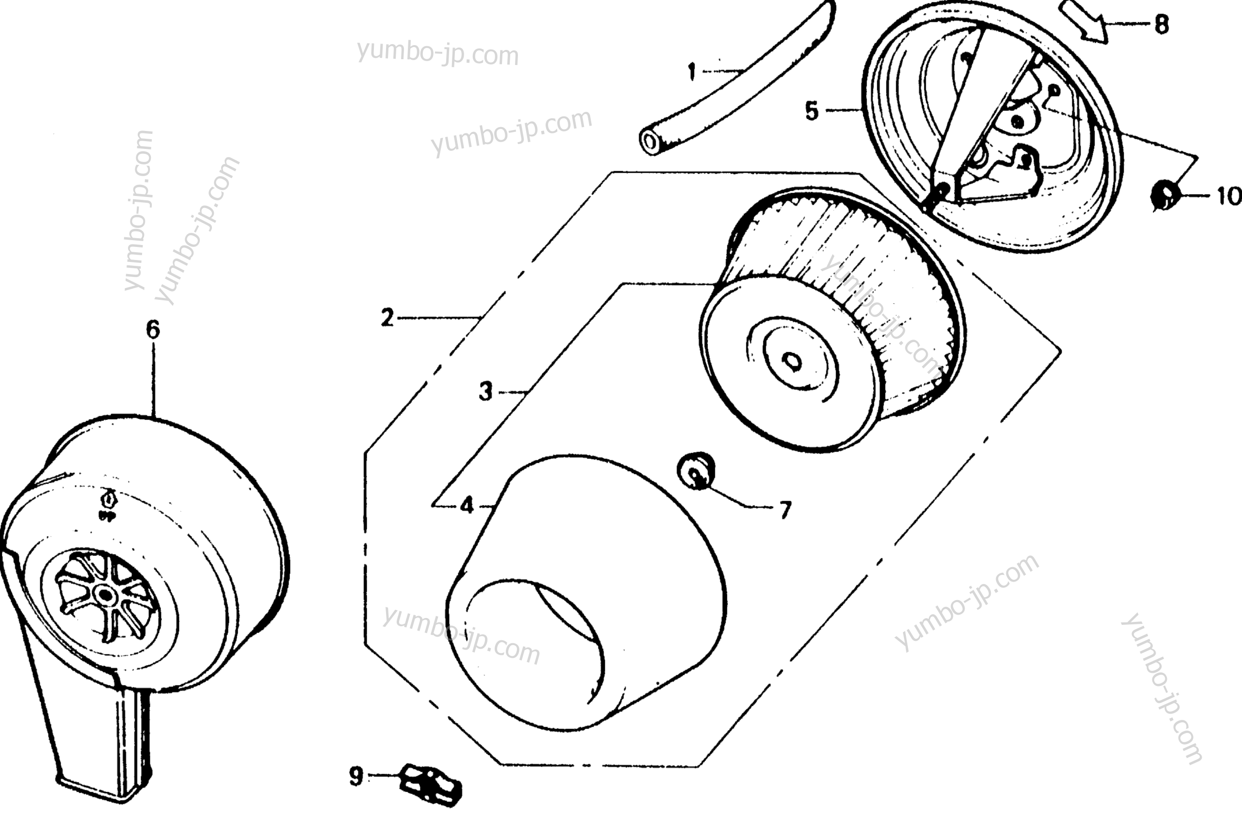 AIR CLEANER for Generators HONDA E2500K4 A 