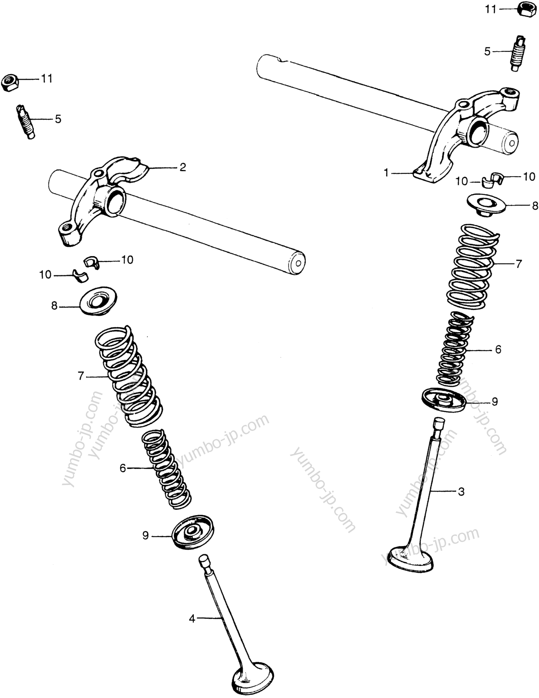 VALVE / ROCKER ARM for Generators HONDA EM5000 A 