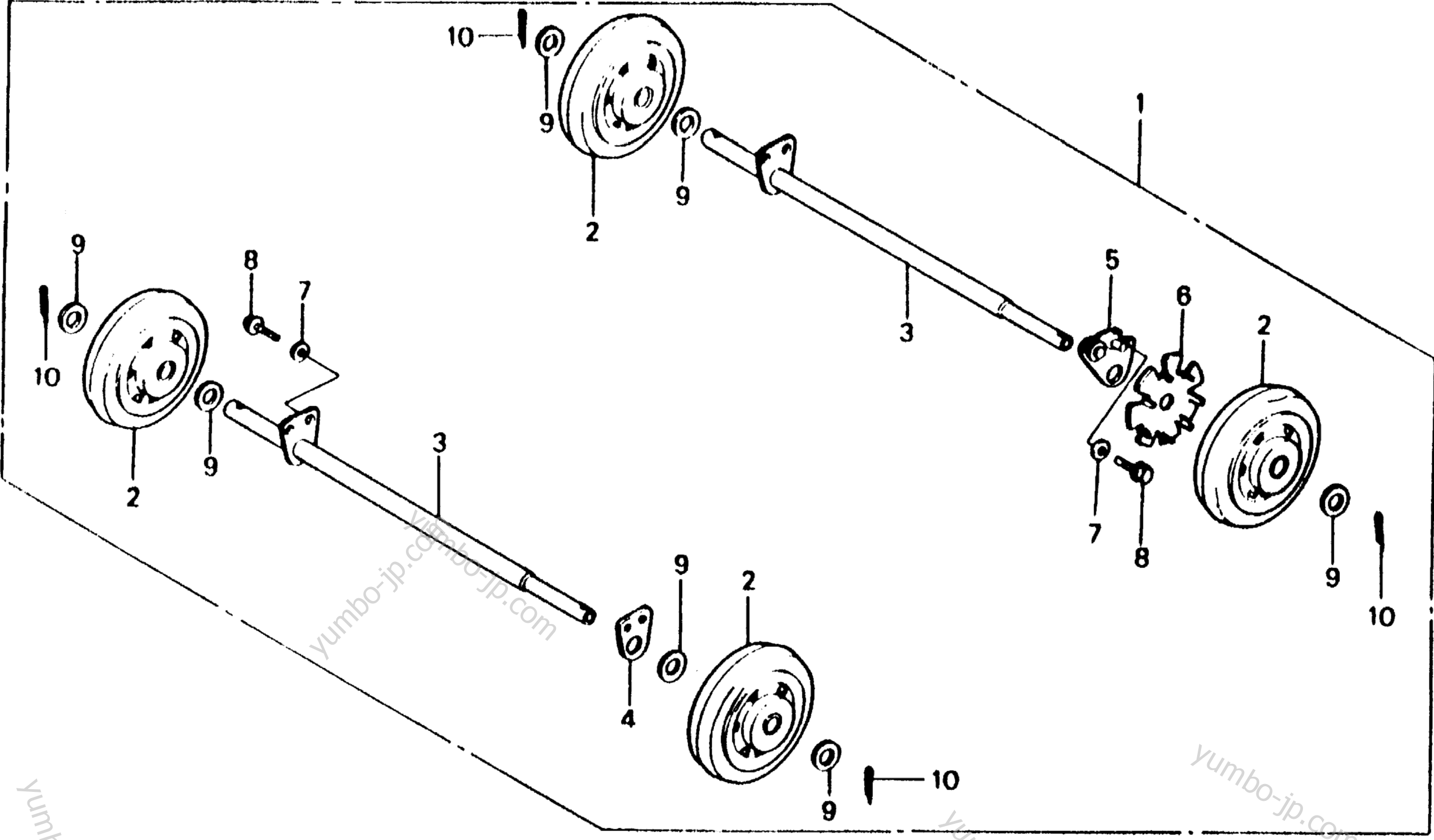 WHEEL for Generators HONDA E2500K4 A 