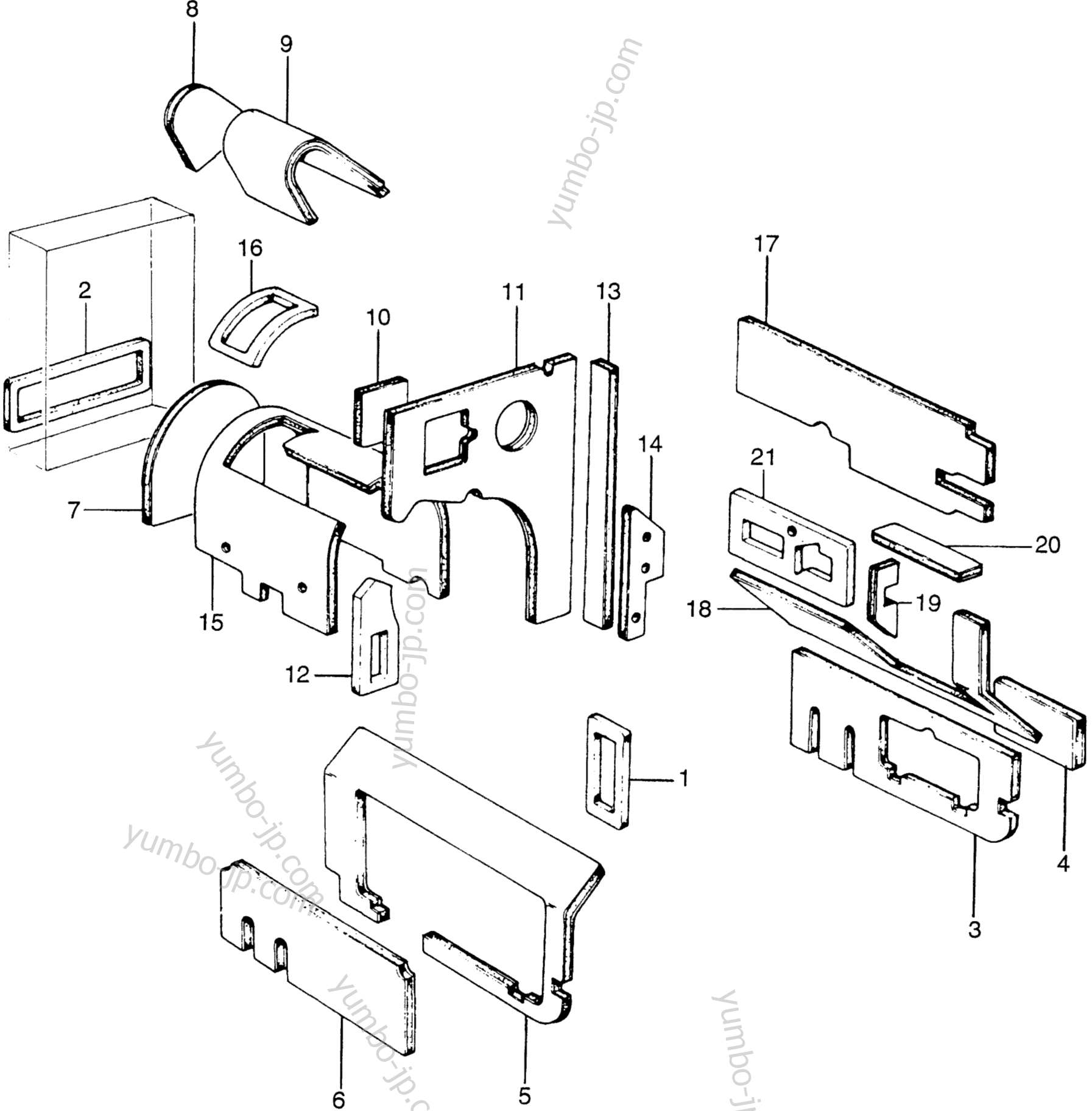 SEPARATOR SHEET / COVER SHEET for Generators HONDA EM5000 A 