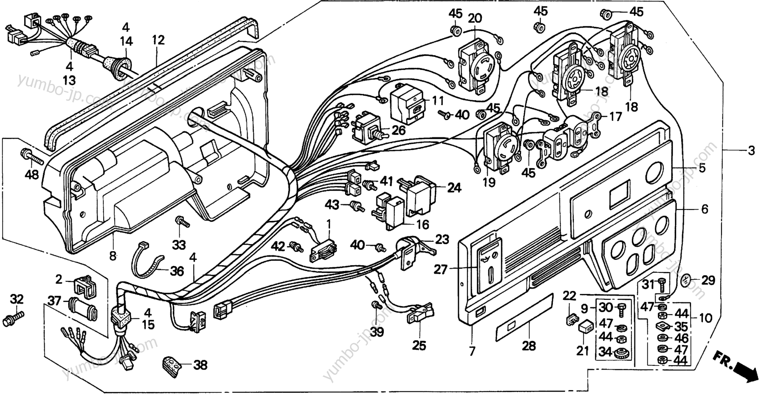 CONTROL BOX (EB3500X) для генераторов HONDA EB3500X A 