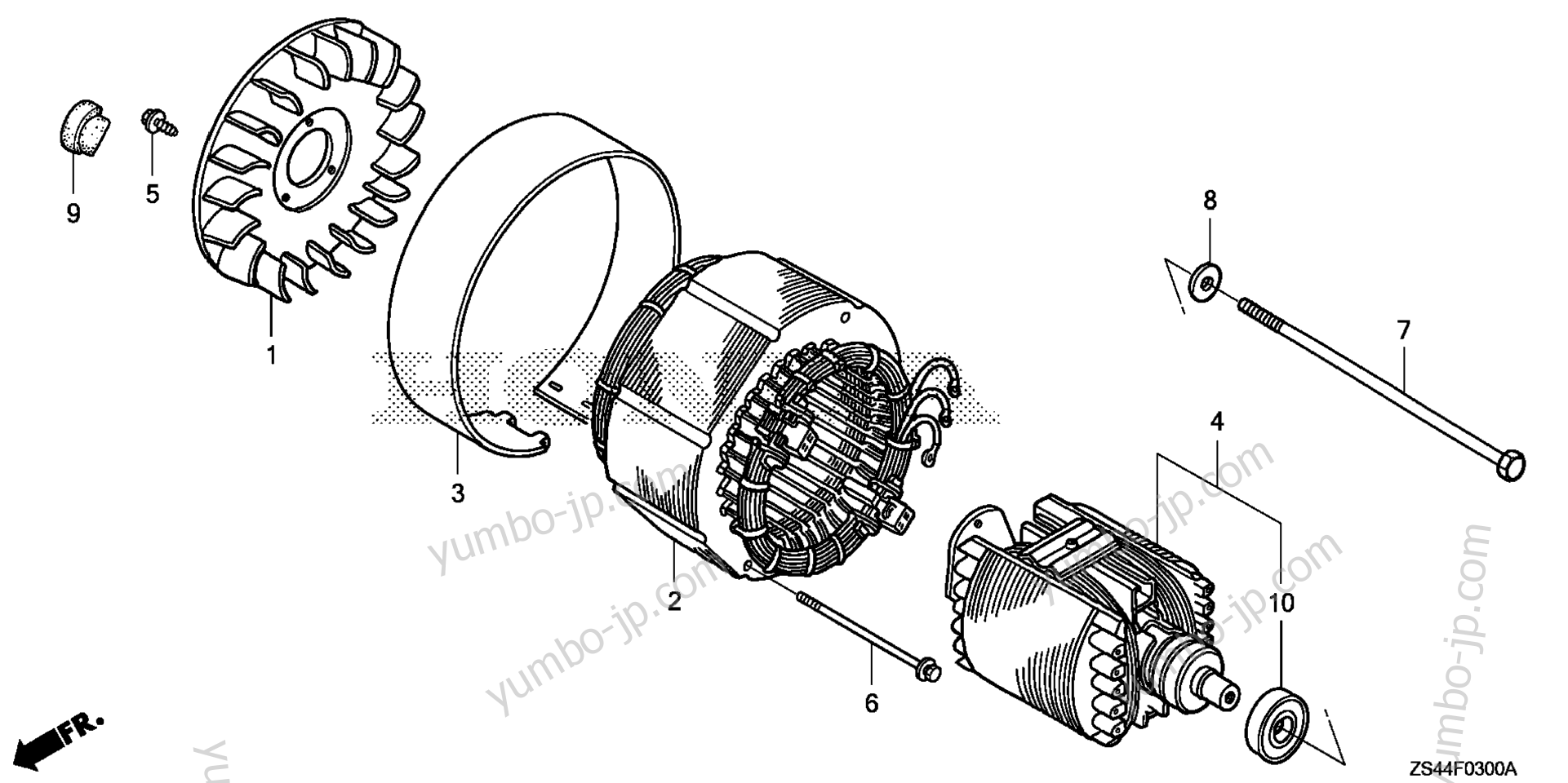 STATOR for Generators HONDA EZ5000 A 