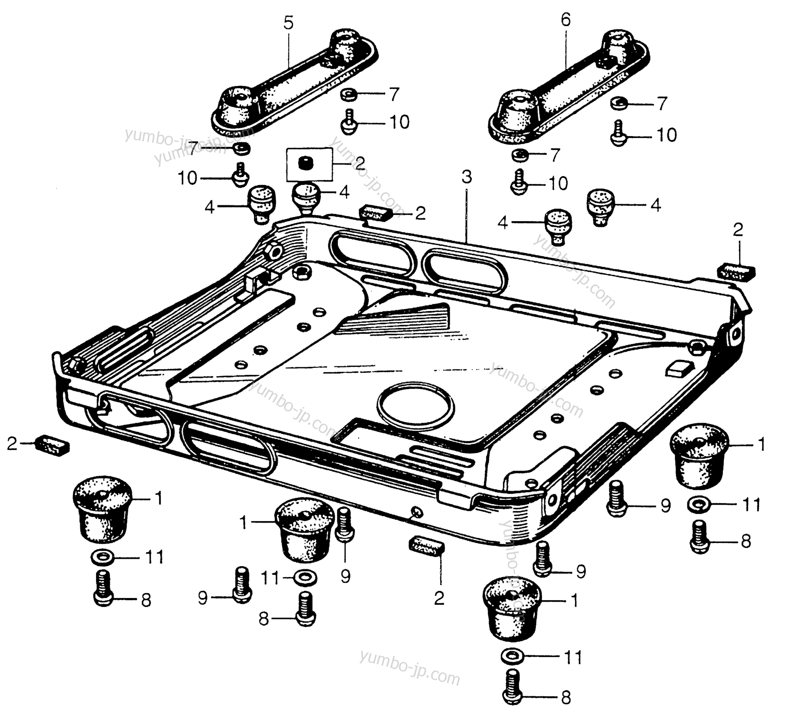 LOWER COVER for Generators HONDA E300K1 A 