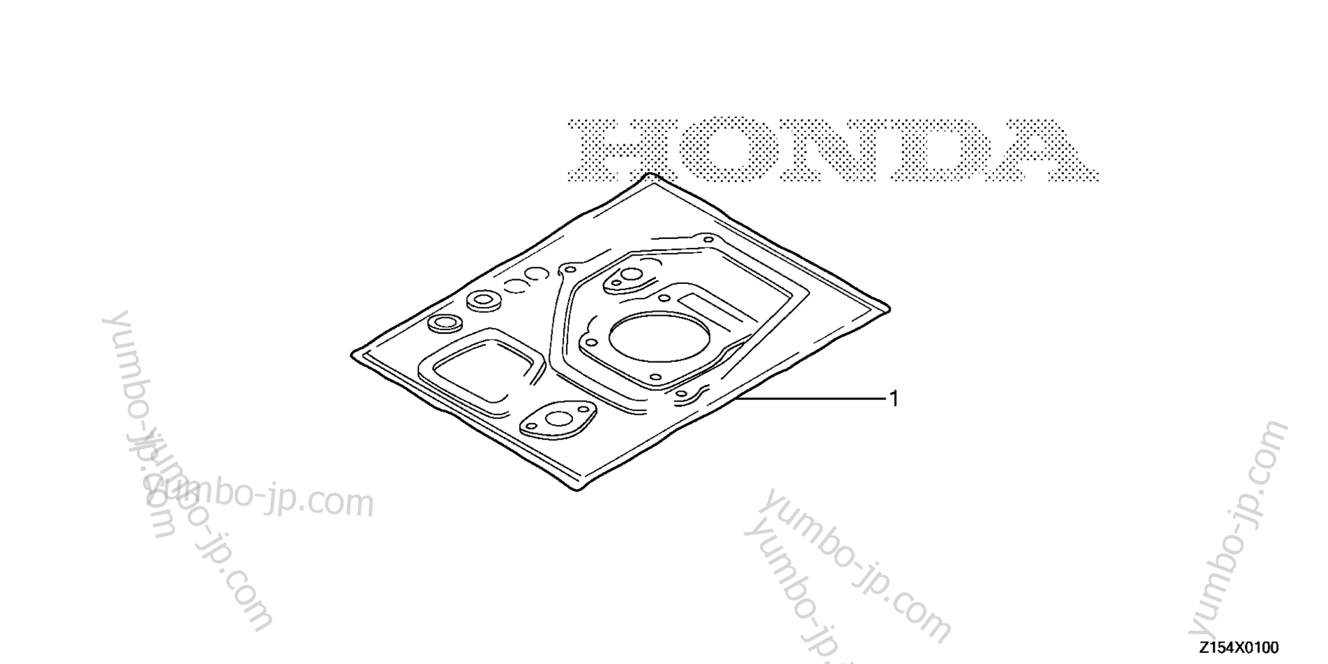 Ремкомплект / Набор прокладок для генераторов HONDA EP2500CX1 AH 