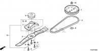 ROTARY BLADE / DRIVEN PULLEY