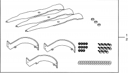 MULCH KITS (52" & 60") для газонокосилки HONDA HRC7013 ZXA