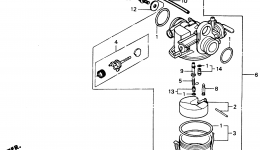 CARBURETOR for газонокосилки HONDA HRM21 PVA