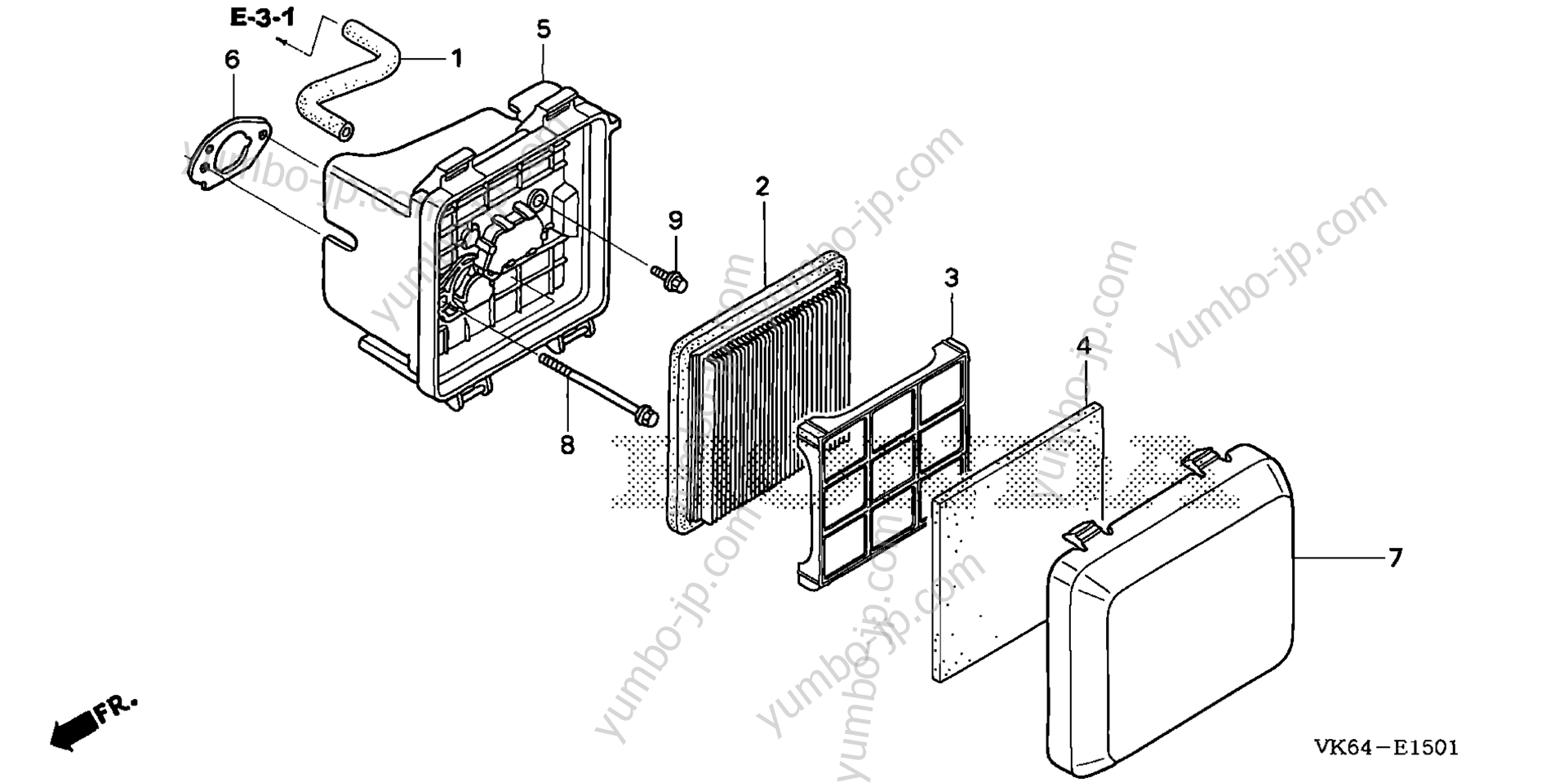 AIR CLEANER (PDA) для газонокосилок HONDA HRC216K2 PDA 