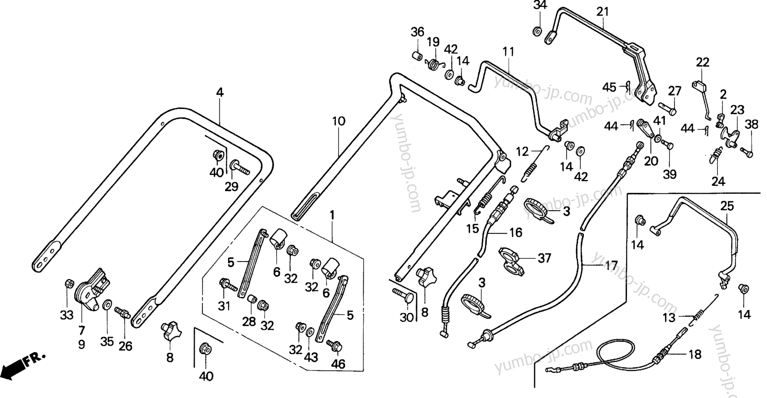 Honda hr215 blade discount replacement