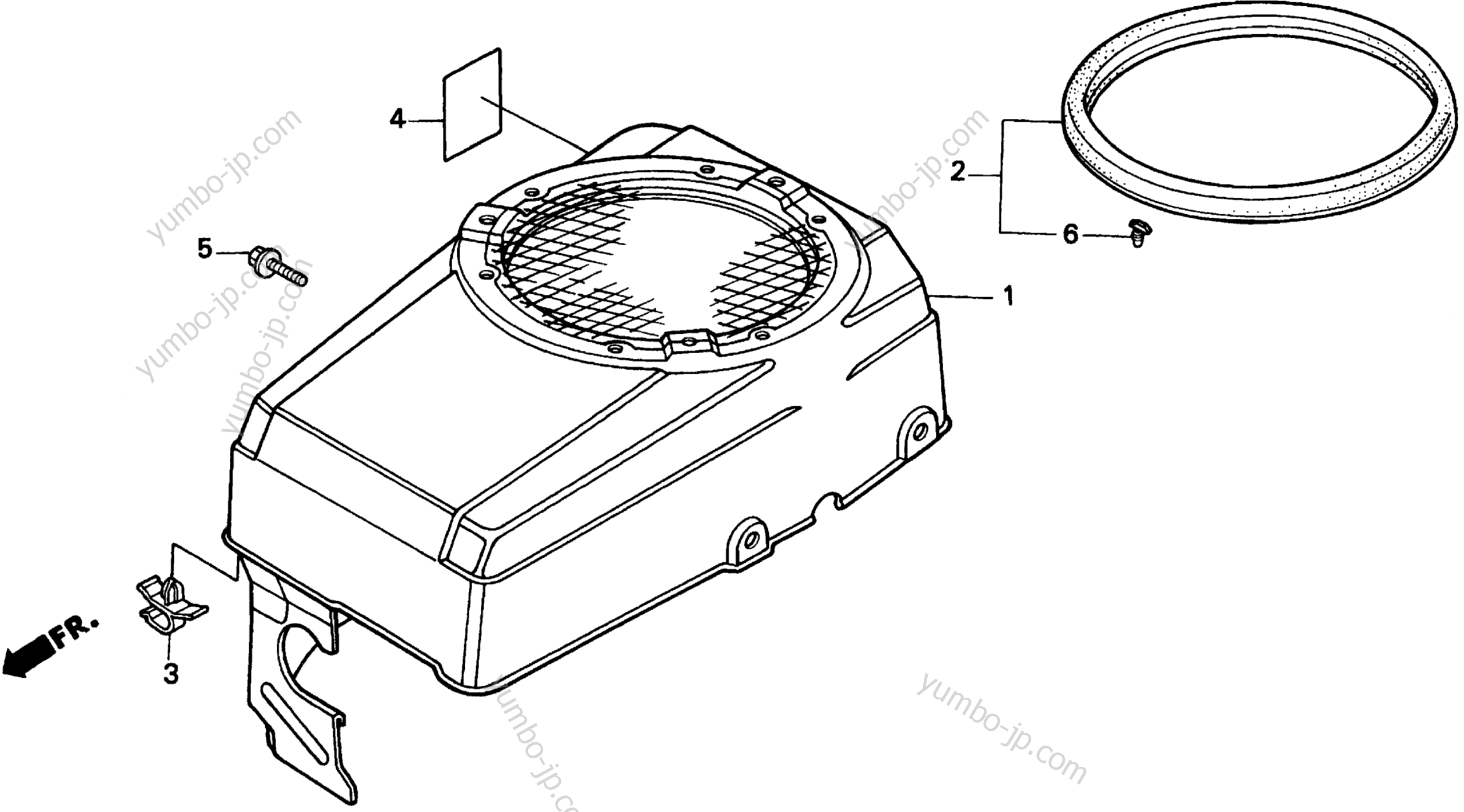 FAN COVER for lawn mowers HONDA H3013H HSA 