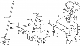 STEERING WHEEL for трактора газонокосилки HONDA H2113 GDA