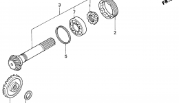 INPUT SHAFT (H4514H, H4518H) for трактора газонокосилки HONDA H4518H HSAC/A