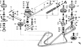 BLADE SHAFT II for трактора газонокосилки HONDA CD4542C SA#