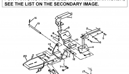 PUSH FRAME ASSEMBLY (QH4000) for трактора газонокосилки HONDA QH4000 A