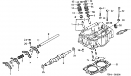 CYLINDER HEAD / CAMSHAFT (HT3813/K1/4213) for трактора газонокосилки HONDA HT3813 SA