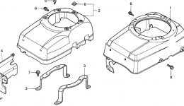 FAN COVER for трактора газонокосилки HONDA H2013 SAC