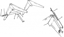 PARKING LEG (FL6555) for трактора газонокосилки HONDA FL6555 A