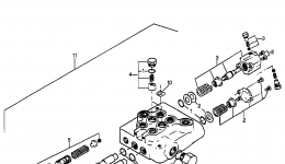HYDRAULIC VALVE ASSEMBLY (FL6555) for трактора газонокосилки HONDA FL6555 A
