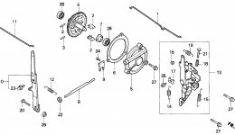 CONTROL (H4514H) (FROM 1253086) for трактора газонокосилки HONDA H4514H HSAC/A