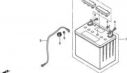 BATTERY для трактора газонокосилки HONDA H2013K1 SAC