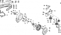 SIDE BLOWER для трактора газонокосилки HONDA BK4542 BA