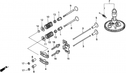 CAMSHAFT / VALVE for трактора газонокосилки HONDA H2113 GMA