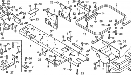 FRAME for трактора газонокосилки HONDA H2013 SAC