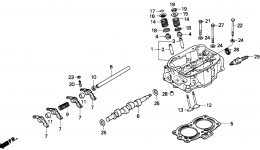 CYLINDER HEAD (H4514H) for трактора газонокосилки HONDA H4514H HSA/C