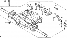 TRANSMISSION for трактора газонокосилки HONDA H2013 SAC