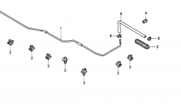 FUEL PIPE (H4518H) для трактора газонокосилки HONDA H4518H HSA/D