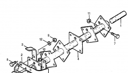 ROTOR ASSEMBLY (TL752A) for трактора газонокосилки HONDA TL752A A