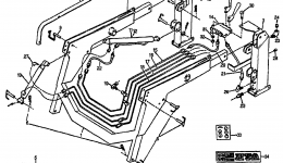 MAIN FRAME ASSEMBLY (FL5540) for трактора газонокосилки HONDA FL5540 A