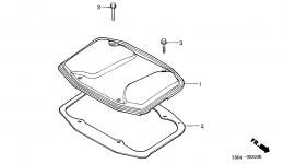 CYLINDER HEAD COVER (HT3813/K1/4213) для трактора газонокосилки HONDA HT4213 SA