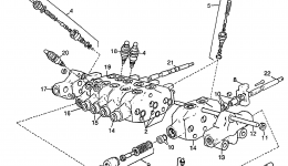 CONSOLE VALVE ASSEMBLY (BH6575) для трактора газонокосилки HONDA BH6575 A
