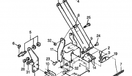 MAST FRAME (TL752A) for трактора газонокосилки HONDA TL752A A