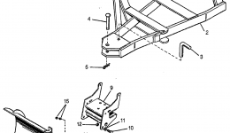 DOZER BLADE (DB1013K1) for трактора газонокосилки HONDA DB1013K1 A