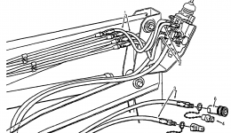 VALVE HYDRAULICS (FL6555) for трактора газонокосилки HONDA FL6555 A