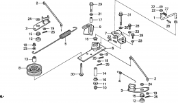 TENSIONER ARM for трактора газонокосилки HONDA H2113 GMA