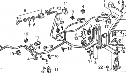 WIRE HARNESS for трактора газонокосилки HONDA H2013HK1 SDAC