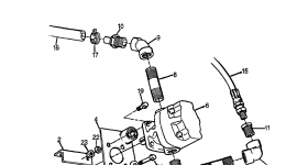 PUMP ASSEMBLY (FL5540) for трактора газонокосилки HONDA FL5540 A